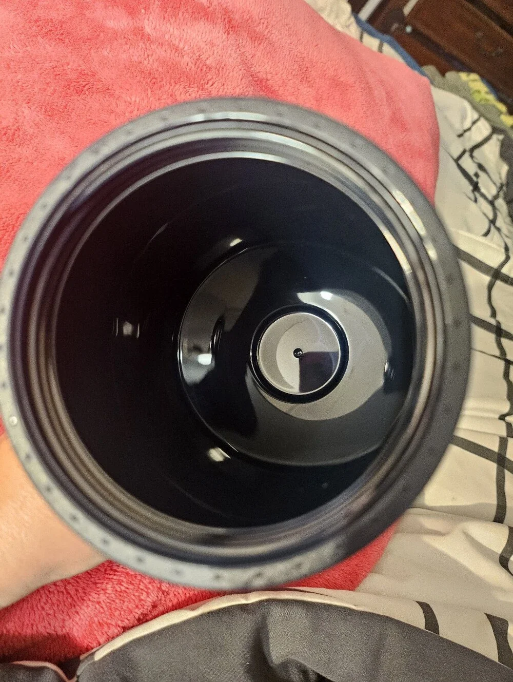 Starbucks Navy Tumbler with‎ Orange and Blue Texas Design